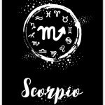 Scorpio Astrology Decor | Zodiac Gifts | Astrology Gifts for Women | Boho Wall Decor | Zodiac Signs | Astrology Posters | Zodiac Room Decor | Astrology Room Decor - 16x20 ready to hang canvas - Scorpio Canvas for men