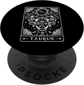 Taurus Tarot / Taurus Zodiac Sign / Taurus Birthday Month PopSockets Standard PopGrip - Taurus for men