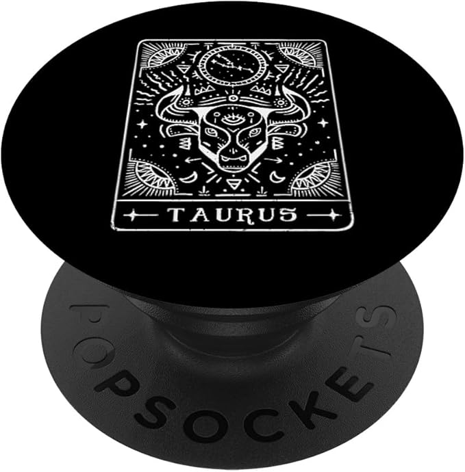 Taurus Tarot / Taurus Zodiac Sign / Taurus Birthday Month PopSockets Standard PopGrip - Taurus for men