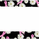 Breast Cancer Awareness Decorative License Plate Frame Black Daisy Car Tag Frame Aluminum Auto License Plate Holder for Men Women - Cancer Car Accessories for men