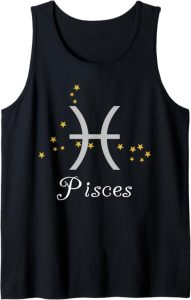 CQ Zodiac Sign Design - Pisces T-Shirt for men