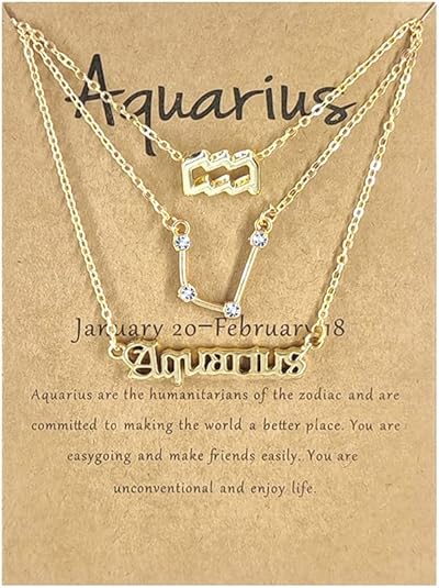 tenghong2021 - Aquarius Necklace for men