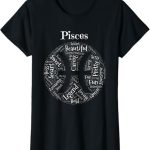 Pisces Zodiac Graphic Art Designs - Pisces T-Shirt for men