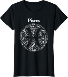 Pisces Zodiac Graphic Art Designs - Pisces T-Shirt for men