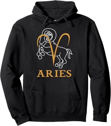 Aries Astrological Sign Horoscope Aries Pullover Hoodie - Aries Hoodie for men