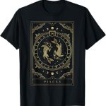 Tarot Card & Occult Clothing Women and Men Gothic - Pisces T-Shirt for men