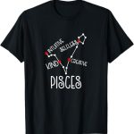 Zodiac Constellation Sign Horoscope - Pisces T-Shirt for men