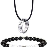 12 Zodiac Constellations Necklace Bracelet Horoscope Constellation Beaded Bracelet Necklace for Women Men 2Pcs Set Jewelry - Taurus Products for men