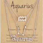 COLORFUL BLING - Aquarius Necklace for men
