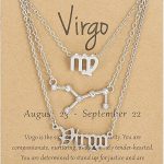 COLORFUL BLING - Virgo Necklace for men