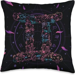 Gemeni Zodiac Sign Throw Pillow - Aquarius Pillow for men