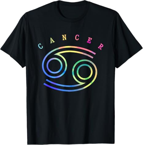 Colorful Zodiac Sign Astrology Astrological Sign Cancer T-Shirt - Aries T-Shirt for men