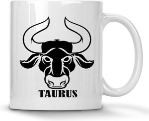 Zodiac Sign 11 oz coffee mug Aquarius Aries Cancer Capricorn Leo Libra Taurus Virgo Scorpio Sagittarius Gemini (TAURUS) - Aquarius Mug for men
