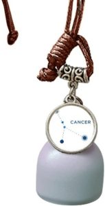 Cancer Constellation Sign Zodiac Dream Catcher Wind Chime Car Hanging Bell - Cancer Car Accessories for men