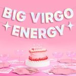 xo, Fetti Big Virgo Energy Birthday Party Iridescent Foil Banner - 5 Ft. | Zodiac Virgo, Horoscope, Astrology Bday Party Decorations Gift - Virgo Poster for men