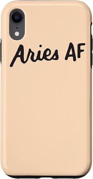 iPhone XR Aries AF Astrology Zodiac Sign March April Birthday Gifts Case - Aries Phone Case for men