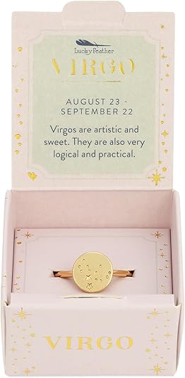 Lucky Feather - Virgo Ring for men