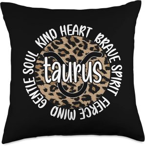 Taurus Zodiac Sign Taurus Horoscope Astrology Throw Pillow - Taurus Pillow for men