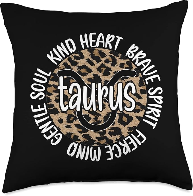 Taurus Zodiac Sign Taurus Horoscope Astrology Throw Pillow - Taurus Pillow for men
