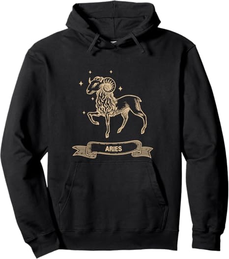 Aries Zodiac Sign Constellation Gift Horoscope Men Women Pullover Hoodie - Aries Hoodie for men