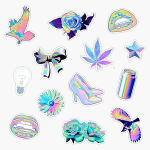 Holographic Assortment Sticker Bumper Sticker Vinyl Decal 5" - Scorpio Sticker for men