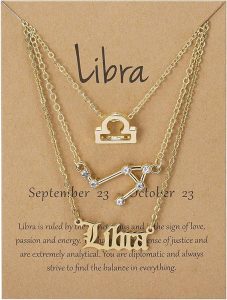 ZMILY - Libra Necklace for men