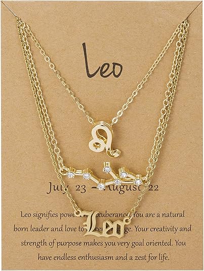 COLORFUL BLING - Leo Necklace for men