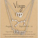 COLORFUL BLING - Virgo Necklace for men
