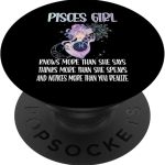 Pisces Zodiac Sign Girl Pisces Horoscope Astrology PopSockets Swappable PopGrip - Pisces for men