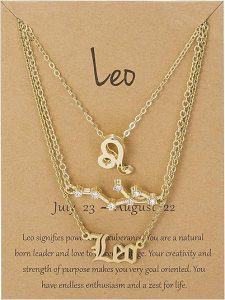 COLORFUL BLING - Leo Necklace for men