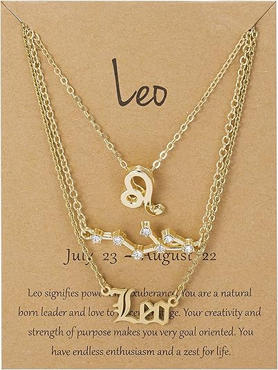 COLORFUL BLING - Leo Necklace for men