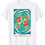 Aquarius Star Zodiac Gifts Women & Men by DAIMMER - Pisces T-Shirt for men