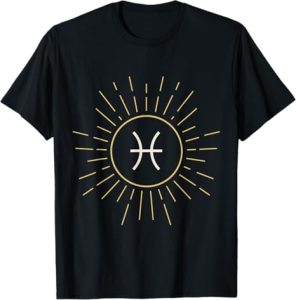 Pisces Star Zodiac Gifts Apparel Women Men DEILLUM - Pisces T-Shirt for men