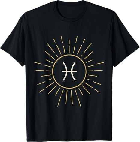 Pisces Star Zodiac Gifts Apparel Women Men DEILLUM - Pisces T-Shirt for men