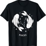 Aquarius Star Zodiac Gifts Women & Men by DAIMMER - Pisces T-Shirt for men
