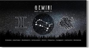 Gemini Astrology Decor - Zodiac Gifts - Astrology Gifts for Women and Men - Boho Wall Decor - Zodiac Signs - Astrology Canvas - Zodiac Room Decor - Astrology Room Decor- 60x30 ready to hang canvas - Gemini Canvas for men