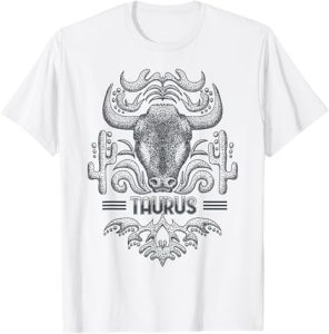 Taurus Taurus Vintage Retro Zodiac Sign T-Shirt - Taurus Products for men