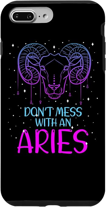 iPhone 7 Plus/8 Plus Aries Zodiac Sign Horoscope Astrology March April Birthday Case - Aries Phone Case for men