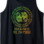 Vintage Pisces Birthday - Twin Fishes - Pisces T-Shirt for men