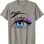 Eyelash Pisces Zodiac Sign - Pisces T-Shirt for men
