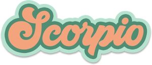 Scorpio Retro Vinyl Sticker Auto Car Truck Wall Laptop | Sticker | 5.5" Wide - Scorpio Sticker for men