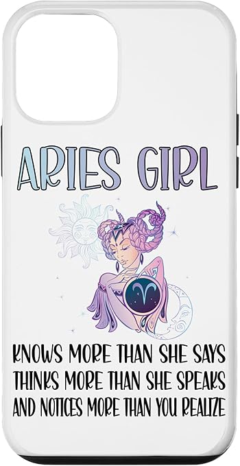 iPhone 12 mini Aries Zodiac Sign Girl Aries Horoscope Astrology Case - Aries Phone Case for men