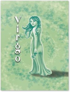 GRAPHICS & MORE Virgo The Virgin Zodiac Horoscope Wall Art Picture Paper Poster Décor Home Decoration - Virgo Poster for men