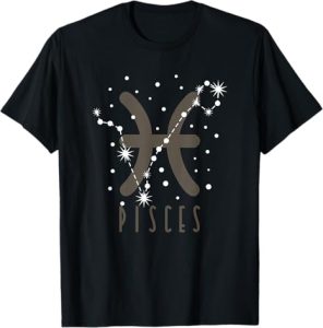 star sign stars universe magic Horoscope - Pisces T-Shirt for men