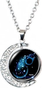 DEQIYIJI - Aquarius Necklace for men