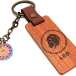 Hometu - Leo Keychain for men