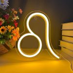 The Zodiac Horoscope Neon Sign, Leo LED Neon Signs for Wall Decor, Astrology Zodiac Horoscope Neon Lights Beautiful Spiritual, Birthday Party, Home Kids Room Decor Leo - Leo Canvas for men