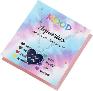 COLORFUL BLING - Aquarius Necklace for men