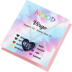 COLORFUL BLING - Virgo Necklace for men