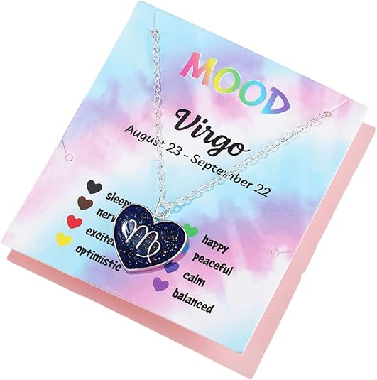 COLORFUL BLING - Virgo Necklace for men